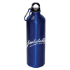 WB8007-750 ML (25 FL. OZ.) ALUMINUM WATER BOTTLE WITH CARABINER-Royal Blue